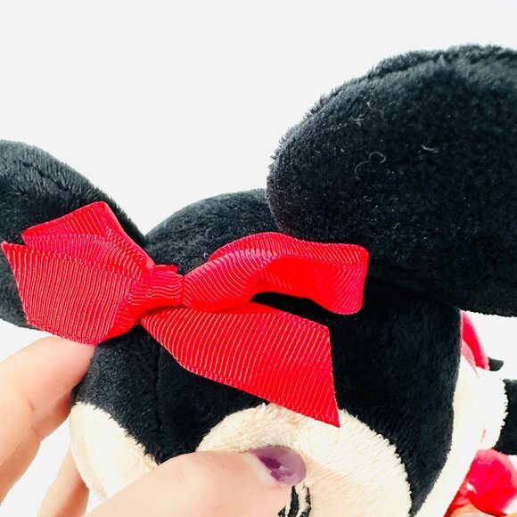 Disney Gund Minnie Mouse Teach Me to Dress Red Dress Plush - Picture 3 of 8